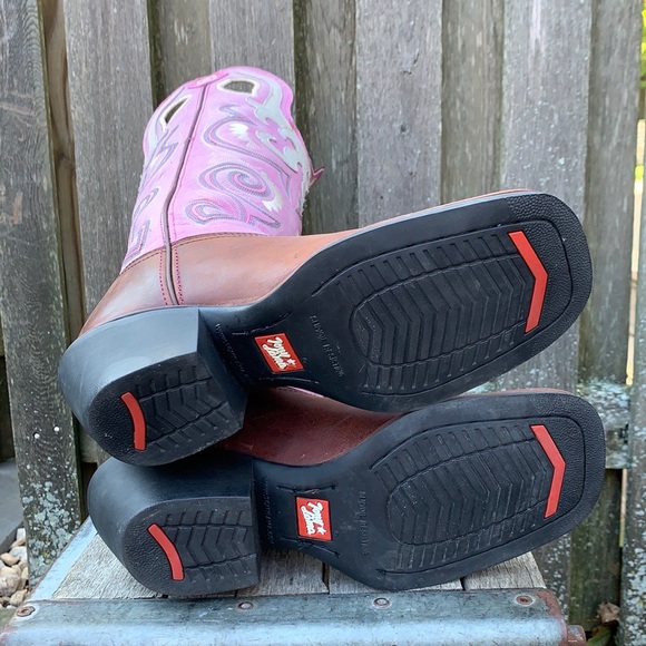 TONY LAMA NEW Buckaroo 3R Madera Pink Bella Tall Knee High Western Boots - Picture 11 of 15